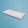 R Go Tools R-GO COMPACT BREAK ERGONOMIC - Klaviatūra QWERTY (US) su laidu Baltas