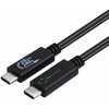 Kabelis USB MicroConnect USB-C - USB-C 1 m Juodas (ECO-USB3.2CC1*)