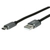 USB kabelis Roline USB-A - USB-C 3 m juodas (11.02.9029)
