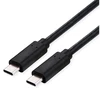 USB kabelis Roline USB-C - USB-C 2 m juodas (11.02.9105)