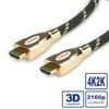 Kabelis Roline HDMI - HDMI 1m auksinė (JAB-3027868)