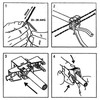 Roline Keystone Jack, Cat. 6a, RJ-45, unshielded, toolless, Slim, juodas wtyczka juoda (26.11.0376)