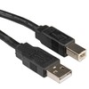 ROLINE USB 2.0 kabelis, A-B tipo 3 m, 3 m, USB A, USB B, USB 2.0, kištukas/kištukas, juodas