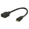 Mercodan 565067, 0,2 m, HDMI C tipo (mini), HDMI A tipo (standartinis), juodas