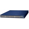 Šakotuvas Planet PLANET SGS-6310-48P6XR tinklo jungtys Valdomas L3 Gigabit Ethernet (10/100/1000) PoE palaikymas 1U Mėlyna