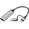 SANDBERG HDMI įrašymo jungtis su USB-C/A