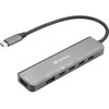 Sandberg 136-77 USB-C 6 viename medijos stotelė