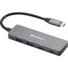 Sandberg USB-C iki 2xUSB-A + 2xUSB-C šakotuvas