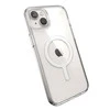 Speck Presidio Perfect-Clear + MagSafe – iPhone 15 Plus / 14 Plus dėklas su MICROBAN danga (skaidri)