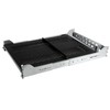 StarTech StarTech.com 2HE ausziehbarer belufteter Fachboden fur 19 Serverschrank mit Kabelfuhrung / verstellbarer Montagetiefe bis 56,7kg - Rack - Regal - Juodas - 2U - fur P/N: RK1233BKM, RK2433BKM, RK2537BKM, RK3236BKF, RK4236BKB, RK4242BK24, RK4242BK