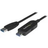 USB kabelis StarTech USB-A - USB-A 2 m Juodas (USB3LINK)