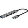 HUB USB Techly USB-A 3.2 Hub with 4 Slim