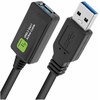 Kabelis USB Techly USB-A - USB-A 5 m Juodas (ICUR3050G)