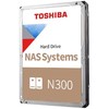 Toshiba N300 (didmeninė prekyba) 16 TB 3,5 colio SATA III (6 Gb/s) serverio diskas (HDWG51GUZSVA)