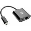 Eaton Corporation „Tripp Lite U436-06N-GB-C“ USB-C į gigabito tinklo adapteris su USB-C PD įkrovimu - „Thunderbolt 3“, Juoda, Juoda, Vietnamas, CE, FCC, REACH, 0–45 °C, -10–70 °C, 50 g
