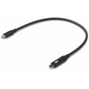 Kabelis USB Ubiquiti USB-C - USB-C 0.3 m Juodas (UACC-CABLE-USB-100W-0.3M-BK)