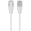 Ubiquiti UACC-Cable-Patch-EL-C6A-2M-W Tinklo kabelis, permatomas, baltas, Cat6a