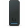 „Ubiquiti Compact“ – antros kartos NFC kortelių skaitytuvas ir išėjimo prašymo įrenginys, palaikantis durų atrakinimą ranka pamojuojant.