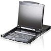 Konsolė KVM Aten Konsolė KVM ATEN CL5800N, wyświetlacz LCD 48 cm, VGA, PS/2-USB, port peryferyjny, układ CH