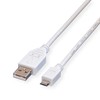 USB kabelis Value USB-A - Balta (11998751)
