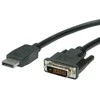 Value VERTĖ Kabelis DisplayPort, DP M - DVI (24+1) M 2 m
