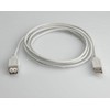 VALUE USB 2.0 kabelis, A - A, V/F 3 m, 3 m, USB A, USB A, Kištukas/Lietuvis, 0,48 Gbit/s, Baltas