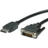 Kabelis Value Rodyti Uostas - DVI-D 1.5m Juodas (Vaizdo kabelio adapteris 1.5 M)