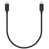 USB Veho „Lightning“ į USB-C laidas, 0,2 m, juodas (VCL-004-MFI-C-20CM)