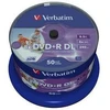 Verbatim DVD+R Double Layer 8X 8.5GB Wide withe printable no ID,50