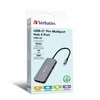 Verbatim Adapteris Hub USB-C – HDMI/USB-C /Eternet/2xUSB-A 3.0 pilkos spalvos 32150