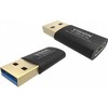 Vision Professioneller installationstauglicher USB-C-zu-USB-A-Adapteris - 30 JAHRE GARANTIE - wird an der Standard-USB-A 3.0-Buchse eines Laptops angeschlossen - USB-C (F) zu USB-A (M) - USB 3.1 Gen 2 - juodas