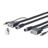VIVOLINK PROVGASCW15 Pro VGA + Audio Cross Wall 15M high flexible 1920*1200 EDID 15pins pass-through triple shielding - ( > Cables > Monitorius > Pro VGA Cross Wall)