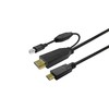 Kabelis USB VivoLink USB-C - HDMI 10 m Juodas (PROUSBCHDMIUSBB10)