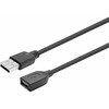 USB kabelis VivoLink USB-A - USB-A 15 m Juodas (PROUSBAAF15)