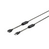 USB kabelis VivoLink USB-A - USB-A 15 m Juodas (PROUSBAAF15)