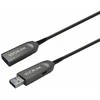 USB kabelis VivoLink USB-A - USB-A 10 m Baltas- juodas (ProUSB3AAF10)