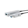 USB kabelis VivoLink USB-A - USB-A 10 m Baltas- juodas (ProUSB3AAF10)