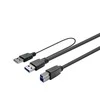 USB kabelis VivoLink USB-A - USB-A 7 m Juodas (PROUSB3AB7C)