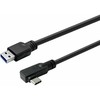 Kabelis USB VivoLink USB-A - USB-C 2 m Juodas (USB-A to USB-C Cable 2m)