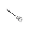 Adapteris USB VivoLink PROUSBCMF0.3SOCKET-W USB-C - USB-C Baltas (PROUSBCMF0.3SOCKET-W)