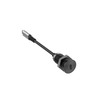 Adapteris USB VivoLink PROUSBCMF0.3SOCKET-B USB-C - USB-C Juodas (PROUSBCMF0.3SOCKET-B)
