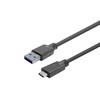 Kabelis USB VivoLink USB-C - USB-A 2 m Juodas (PROUSBCAMM2)