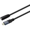 Kabelis USB VivoLink PROUSBCMF2 USB-C męski na żeński 2 m USB 3.2 Gen 2 Juodas