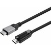 Kabelis USB VivoLink USB-C - USB-C 7.5 m Juodas (USB-C prisukamas į USB-C kabelis)