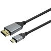 Kabelis USB VivoLink PROUSBCHDMIMM2 adapteris USB C HDMI laidams 2 m Juodas