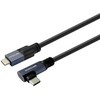 Kabelis USB VivoLink USB-C - USB-C 1 m Juodas (USB-C į USB-C kabelis 1 m)