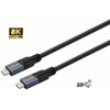Kabelis USB VivoLink USB-C - USB-C 6 m Juodas (PROUSBCMM6)