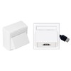 Canyon Vivolink Wall Box with USB2.0 gniazdko elektryczne USB A Baltas