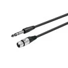 Kabelis VivoLink Vivolink PROAUDXLRFJACKS3 kabelis audio 1 m XLR 6.35mm Juodas