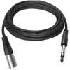 VivoLink Vivolink PROAUDXLRJACKS1 kabelis audio 1 m XLR 6.35mm TRS Juodas